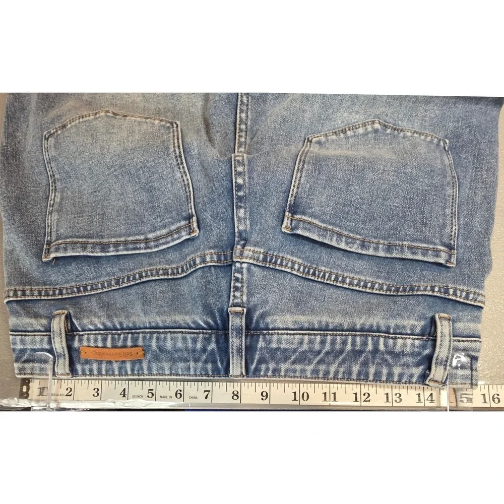 Soft Surroundings Womens S The‎ Ultimate Denim Relaxed Straight Jeans